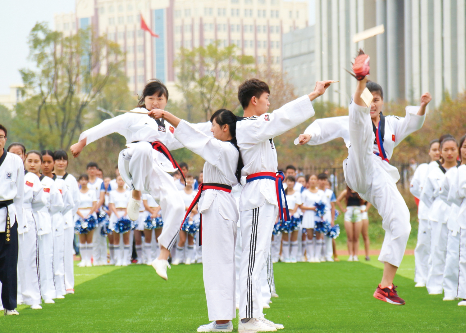 运动会社团表演